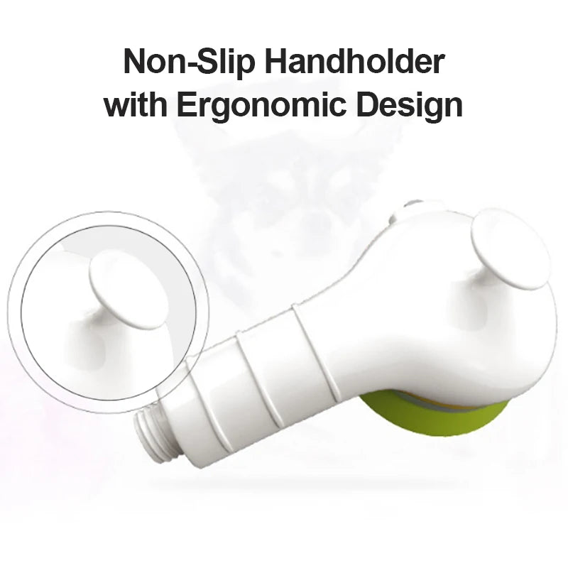 Dog Shower Sprayer Attachment - Handheld Bathing Grooming Massage Tool for Indoor/Outdoor Use, Adjustable Water Flow